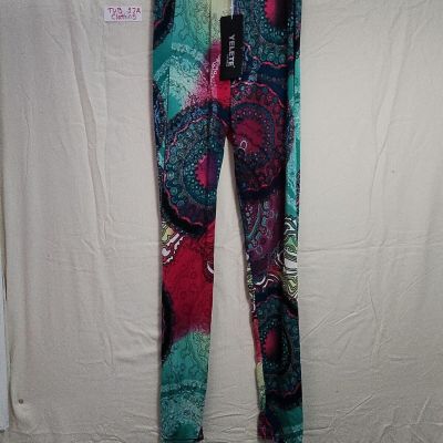 Yelete Style 827PT063 Multicolored Leggings Size M/L